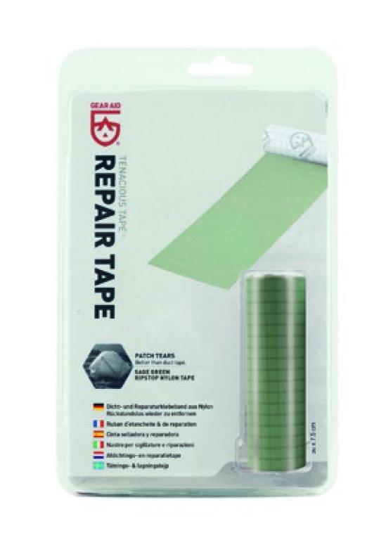 GearAid Tenacious Tape Repair Patch Repair Kit Sage Green Tent Backpack