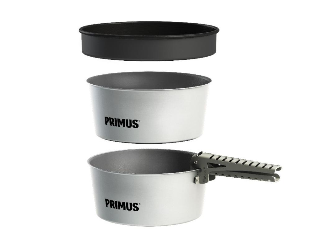 Primus pot set Essential Aluminum 2x1.3l pot set pan non-stick camping camping holiday caravan